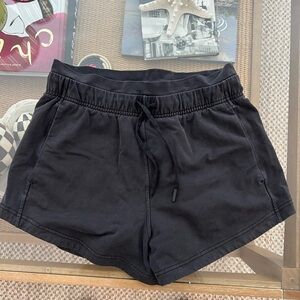lululemon athletica Black Drawcord Athletic Shorts